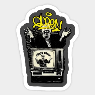 Queen Crazy Eddie Sticker